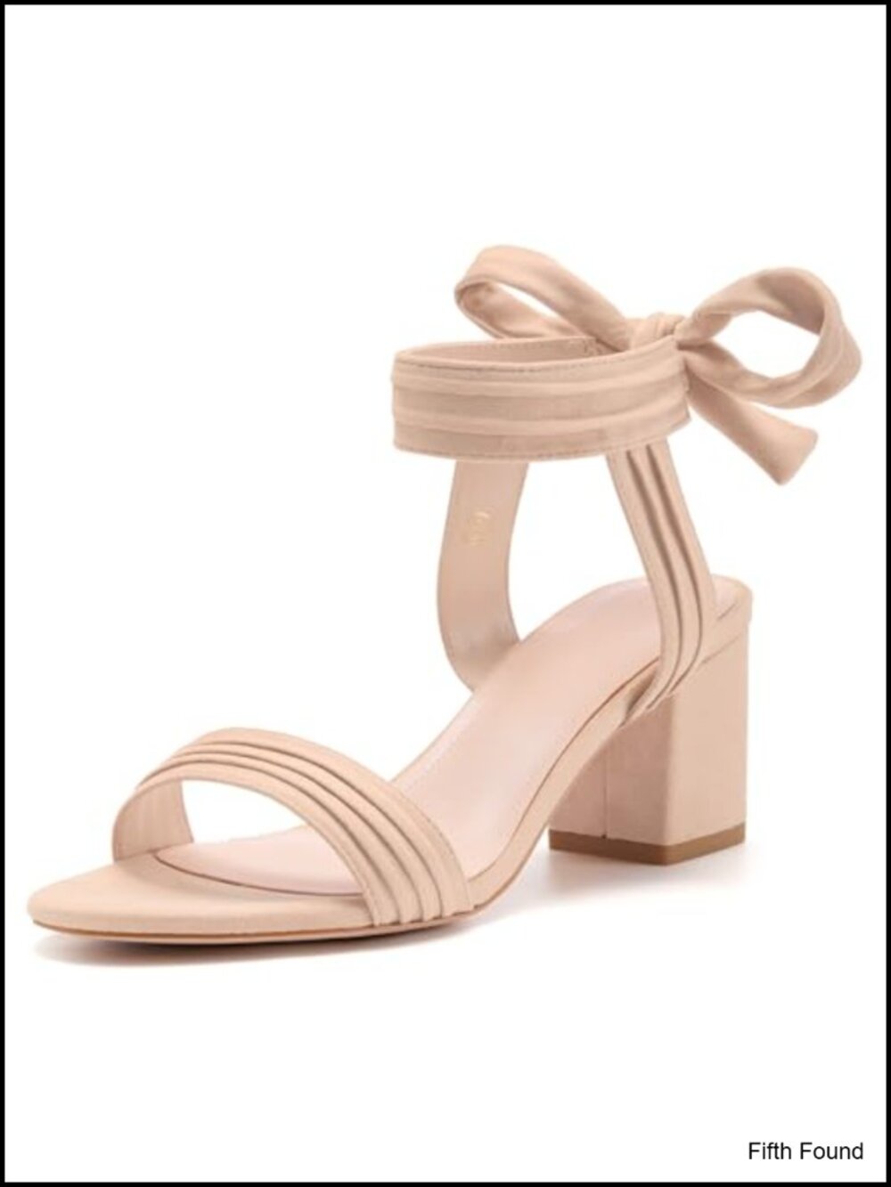 Chunky Block Heel Sandals Open Toe Ankle Tie Party Dress Shoes